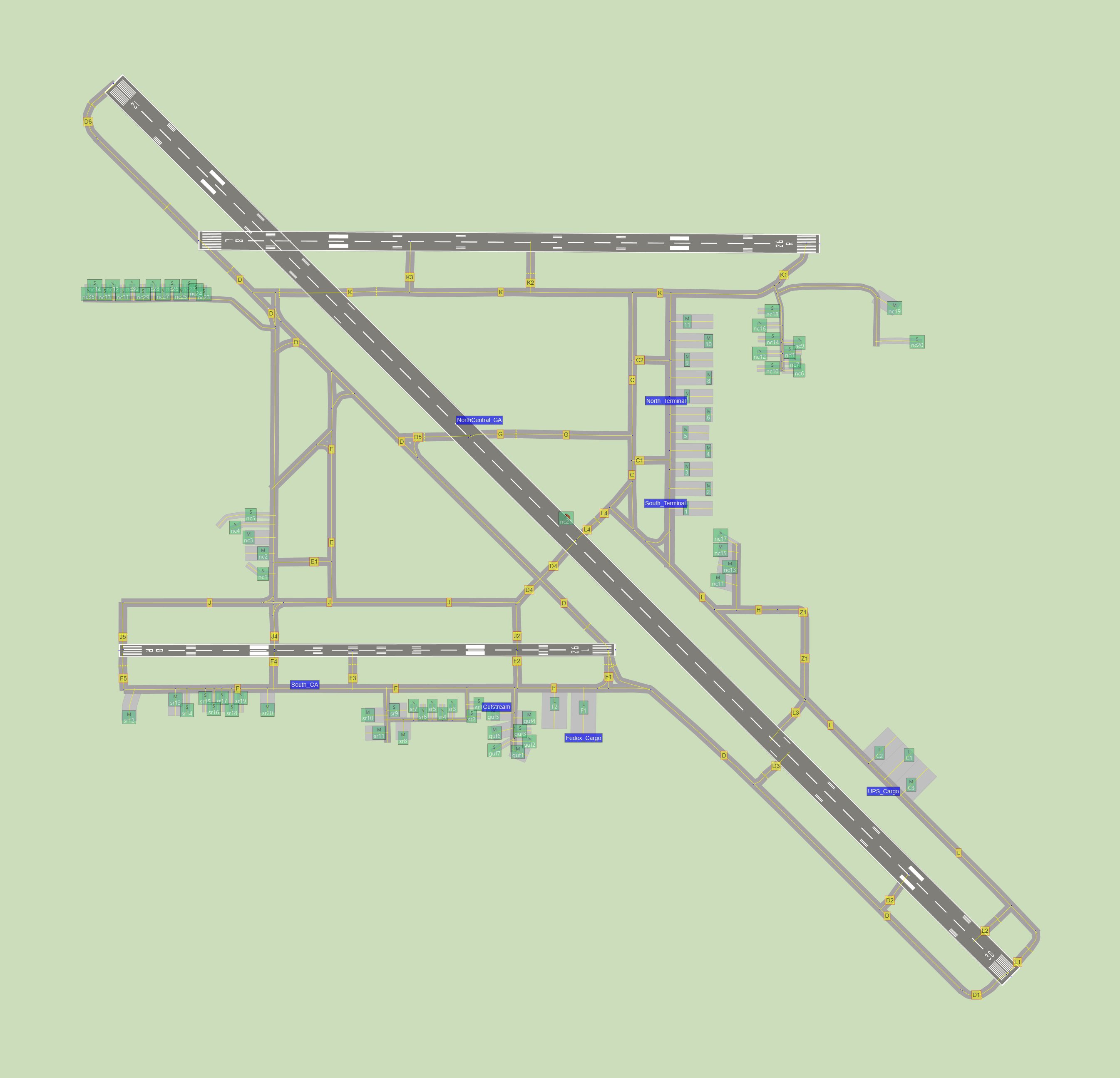KLGB Airport Diagram